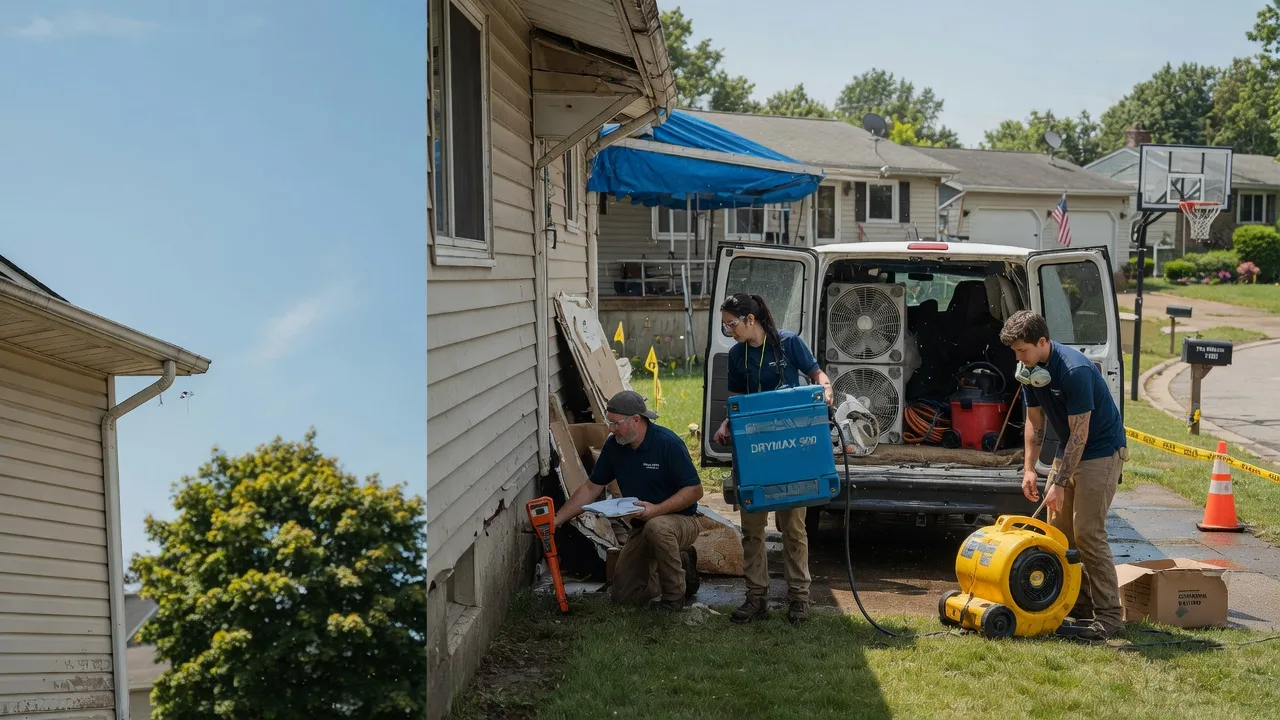 Ceiling Leak Cleanup in Saranac, MI near me